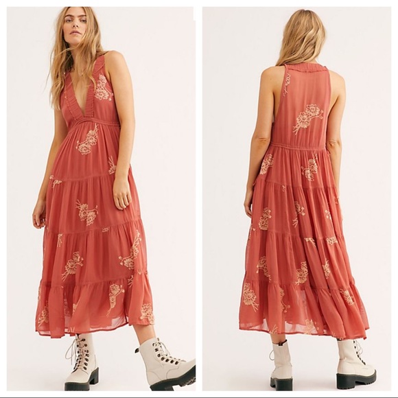 Free People Dresses & Skirts - ❌sold❌ Free People • Run Away With Me Embroidered
